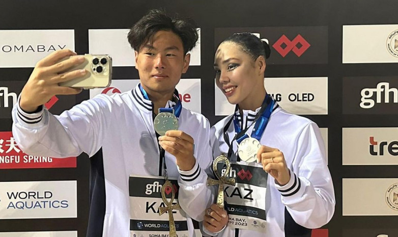 Казахстанский дуэт завоевал «серебро»‎ на этапе Кубка мира по артистическому плаванию
