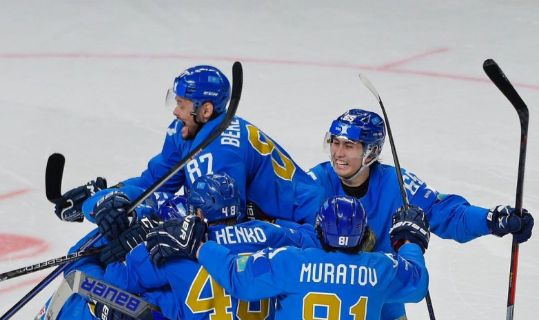 Сборная Казахстана объявила состав на матч ЧМ-2023 по хоккею с Латвией