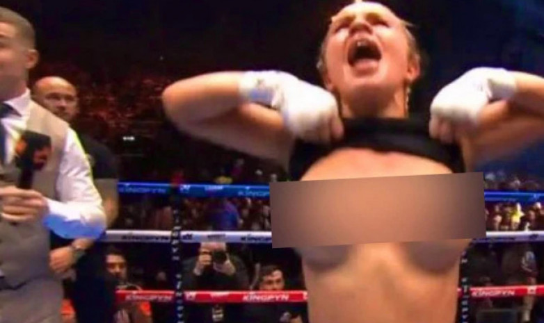 «Американский Гангстер» поддержал боксершу, оголившую грудь на камеру 
