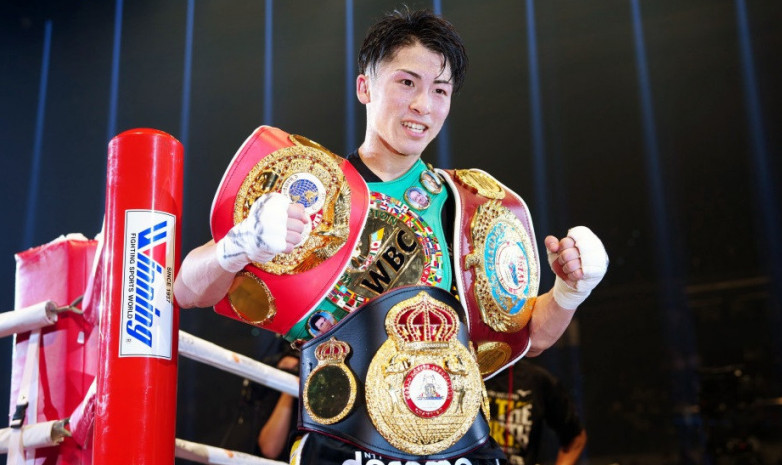 Японский боксер стал чемпионом мира в четырех весовых категориях