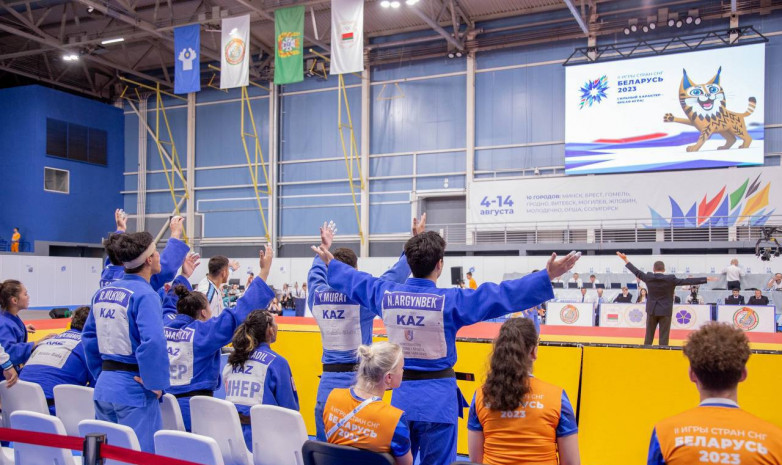 Казахстанские спортсмены выиграли серебро командного турнира по дзюдо в рамках II Игр стран СНГ