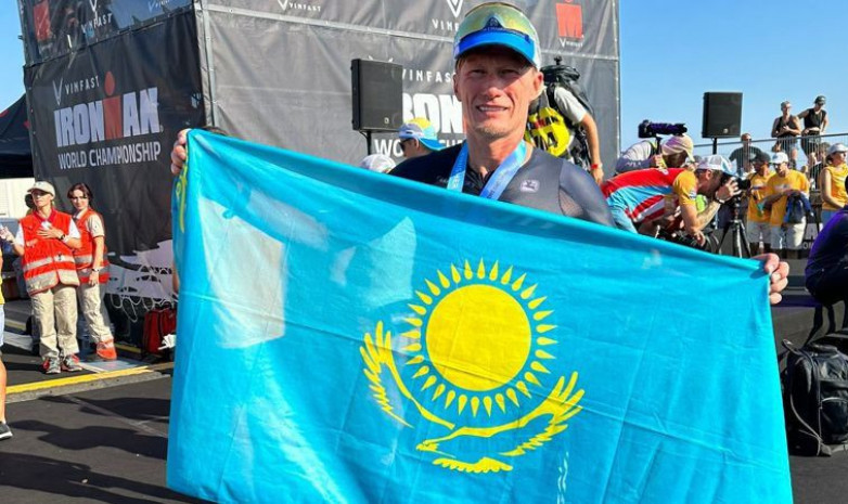Велошабандоз Александр Винокуров Ironman әлем чемпионатында жеңіске жетті