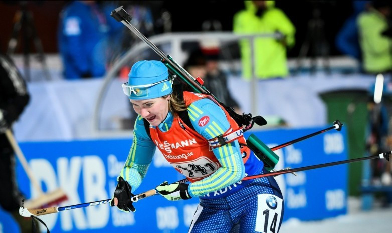Казахстанская биатлонистка стала 43-й в спринте на ЧМ-2024