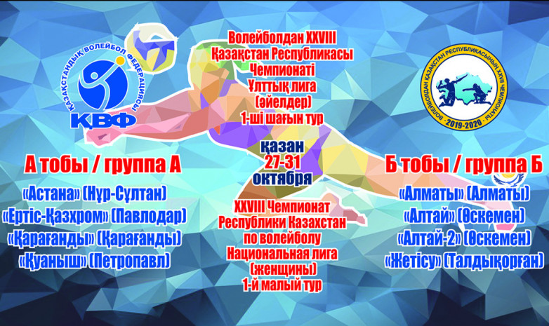 Начался чемпионат Казахстана по волейболу среди женщин