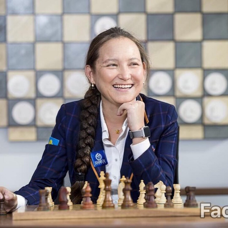 Казахстанская шахматистка Жансая Абдумалик