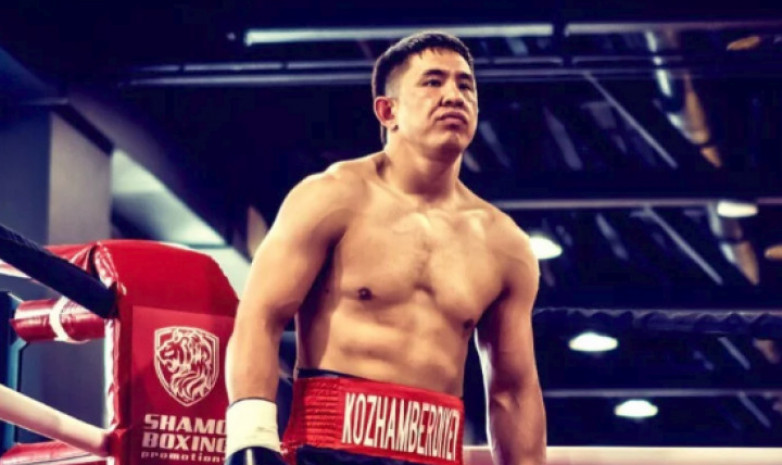 Видео нокаута казахстанского боксера в титульном бою в Алматы 