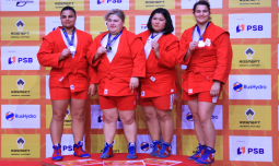 Казахстанские самбисты завоевали 10 медалей на чемпионате мира