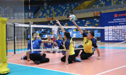 Определены победители чемпионата Казахстана по волейболу сидя